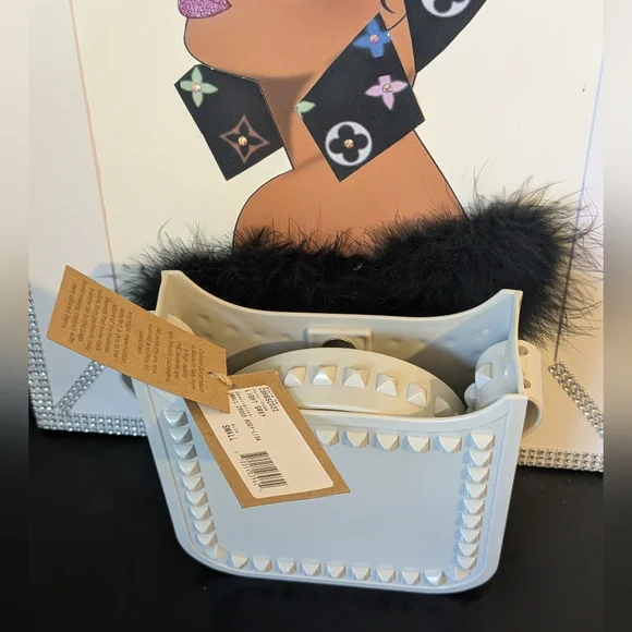 Carmen Sol NWT Jelly Lisa Tote Crossbody Shoulder Bag - Picture 5 of 12